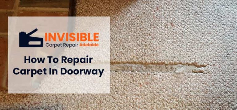 How To Repair Carpet In Doorway